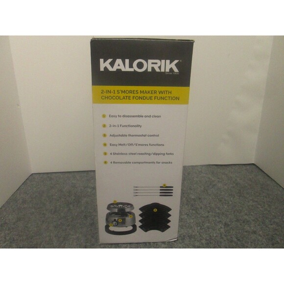 Kalorik CYM 42873 SS 2-in-1 Stainless Steel Smores Maker - Picture 3 of 4